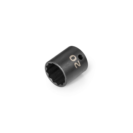 Tekton 3/8" Drive x 20mm 12-Point Impact Socket SID12320
